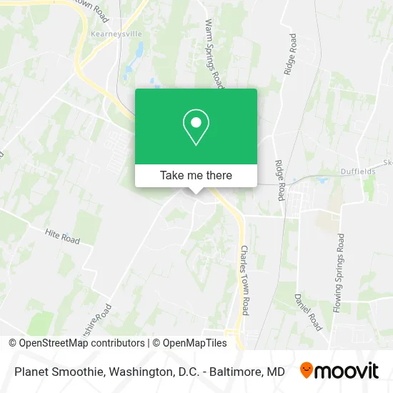 Planet Smoothie map