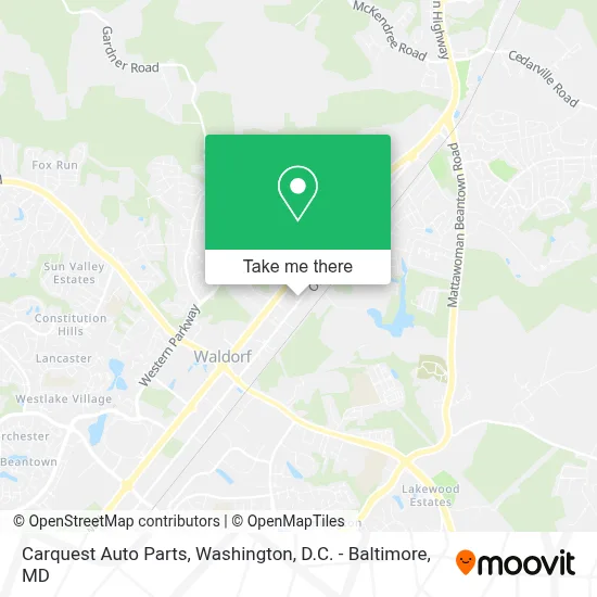 Carquest Auto Parts map