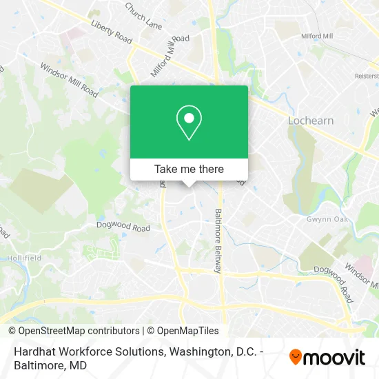 Hardhat Workforce Solutions map