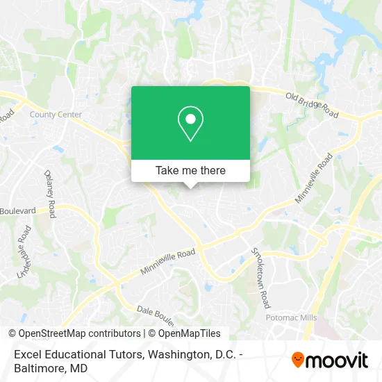 Excel Educational Tutors map