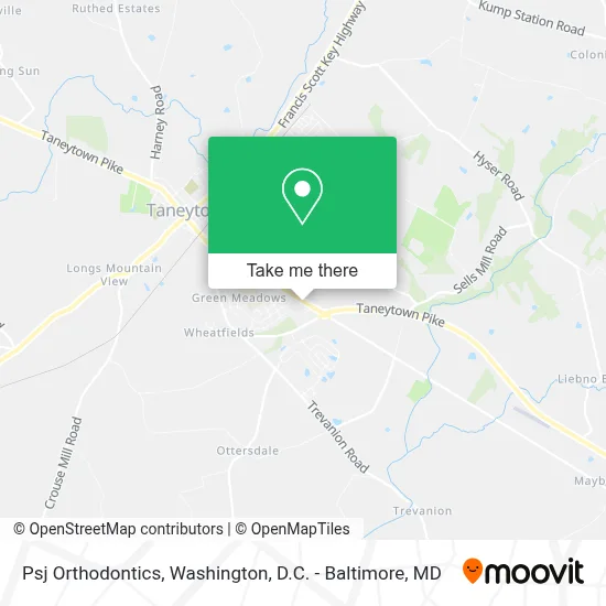 Psj Orthodontics map