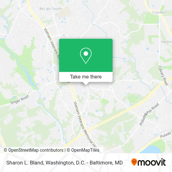 Sharon L. Bland map