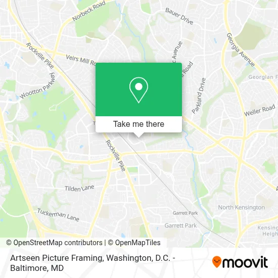 Artseen Picture Framing map
