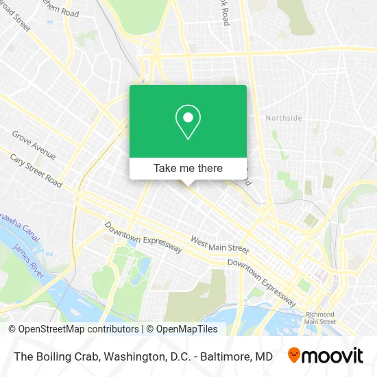The Boiling Crab map