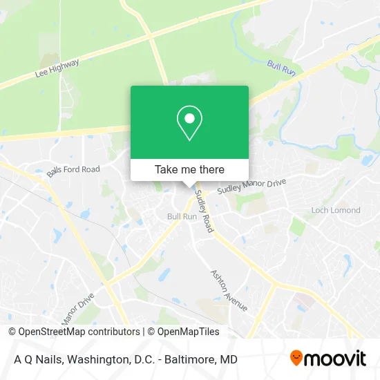 A Q Nails map