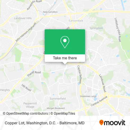Copper Lot map