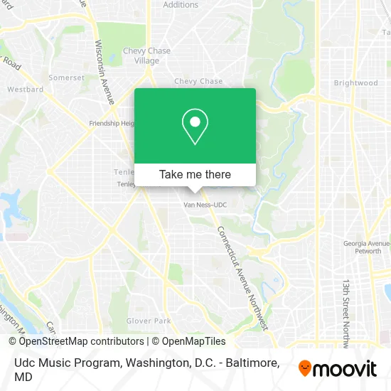 Udc Music Program map