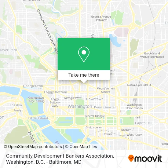 Community Development Bankers Association map