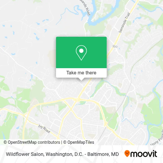 Wildflower Salon map