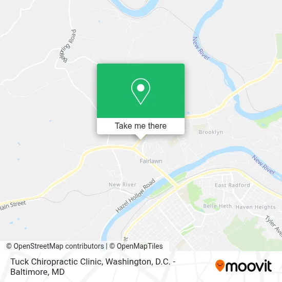 Tuck Chiropractic Clinic map