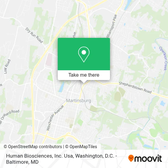Human Biosciences, Inc. Usa map