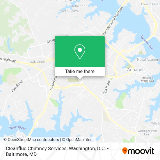 Cleanflue Chimney Services map
