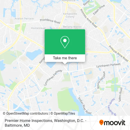 Premier Home Inspections map