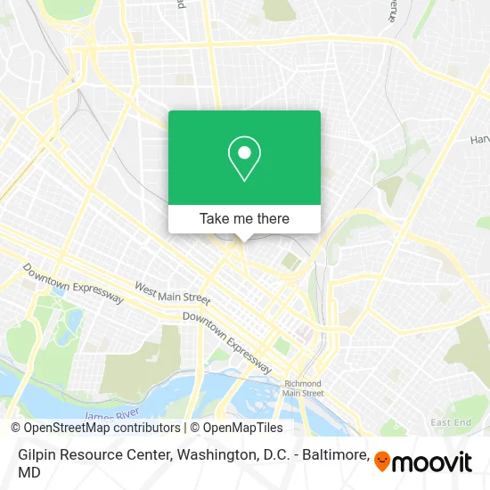 Gilpin Resource Center map