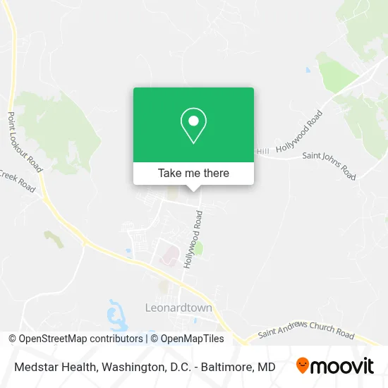 Medstar Health map