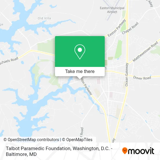 Talbot Paramedic Foundation map