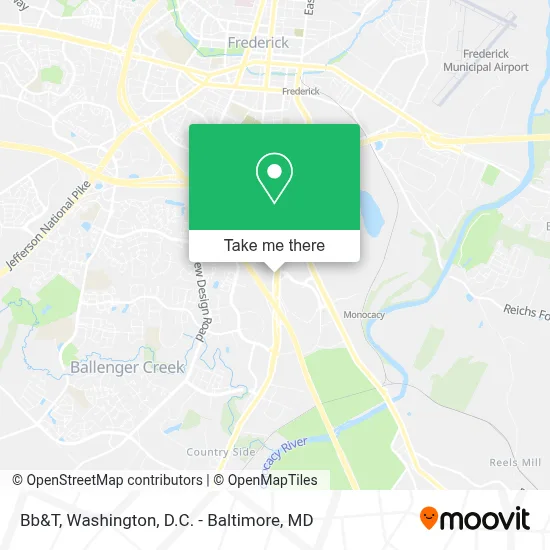 Bb&T map