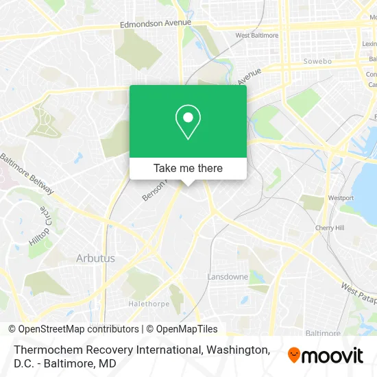 Thermochem Recovery International map