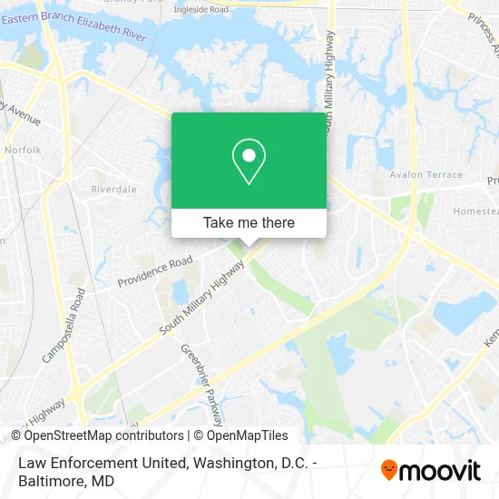 Law Enforcement United map