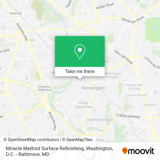 Miracle Method Surface Refinishing map