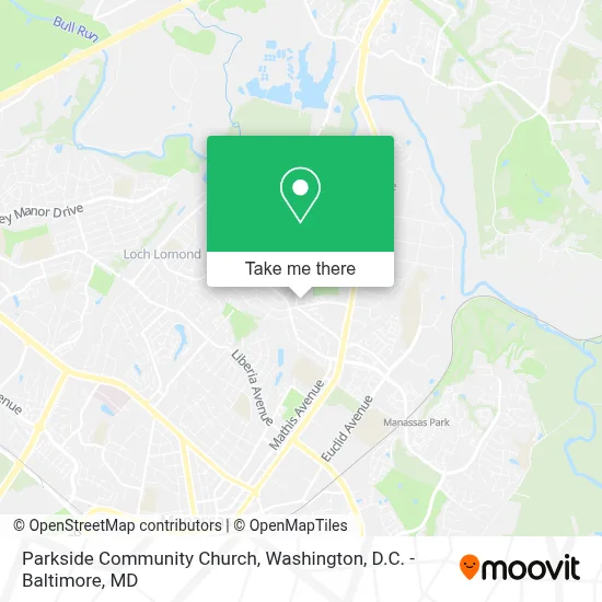 Parkside Community Church map
