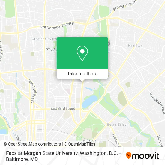 Facs at Morgan State University map