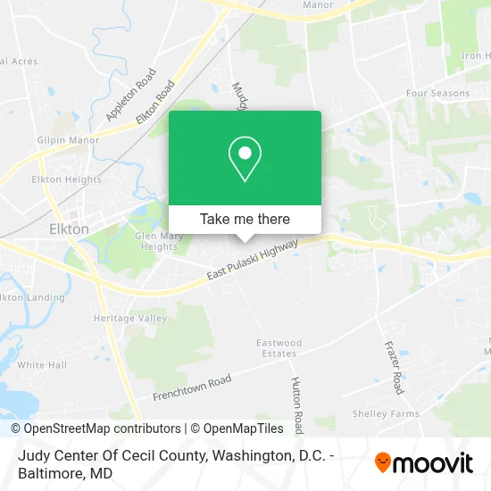 Judy Center Of Cecil County map