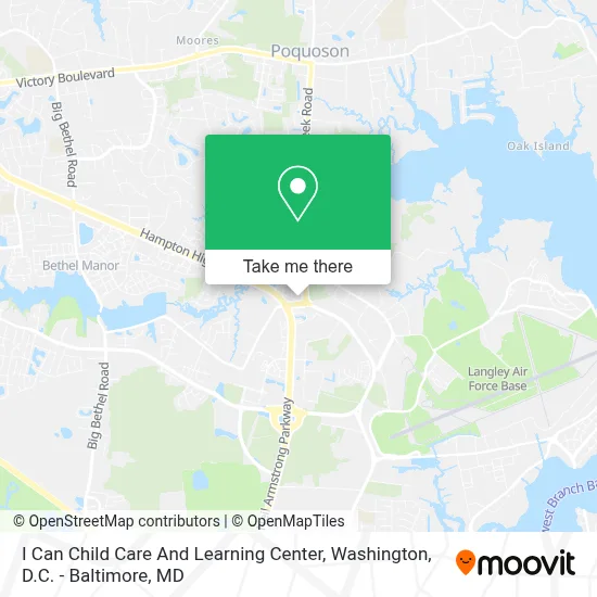 I Can Child Care And Learning Center map