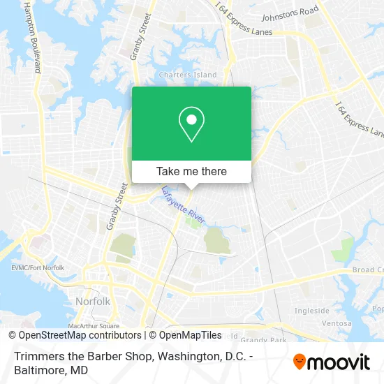 Trimmers the Barber Shop map