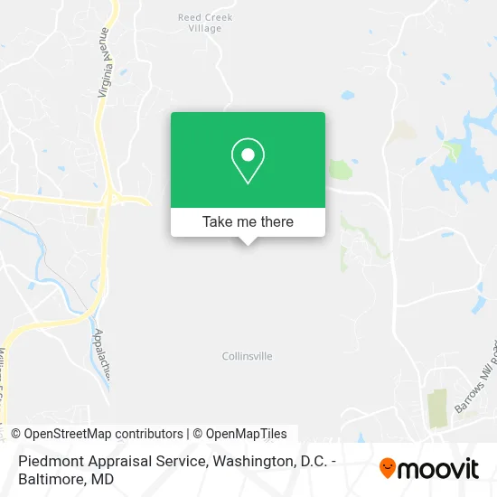 Piedmont Appraisal Service map