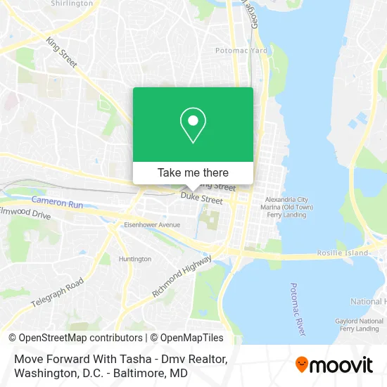Move Forward With Tasha - Dmv Realtor map