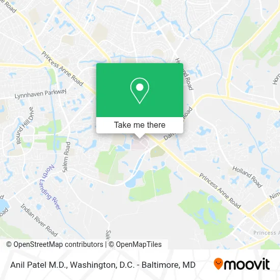 Anil Patel M.D. map