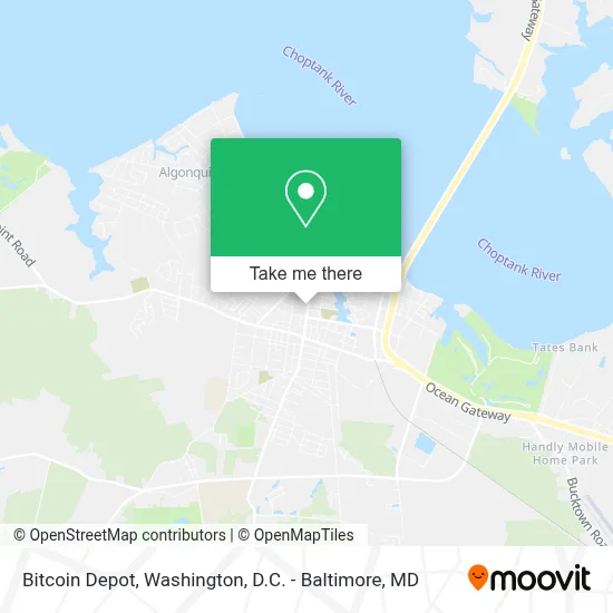 Bitcoin Depot map