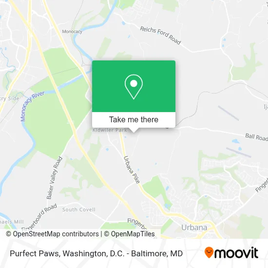 Purfect Paws map