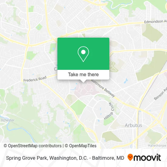 Spring Grove Park map