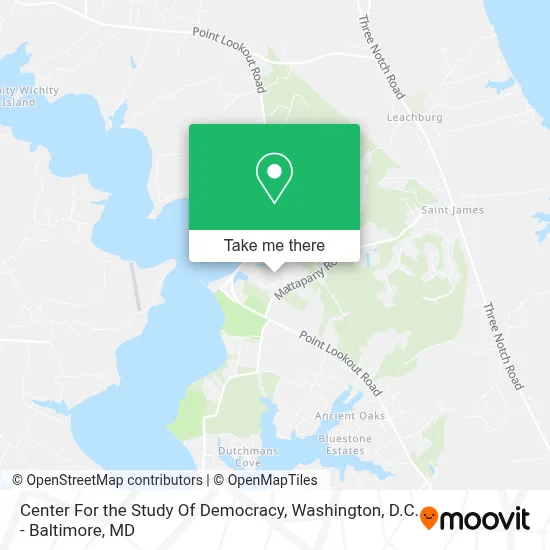 Center For the Study Of Democracy map