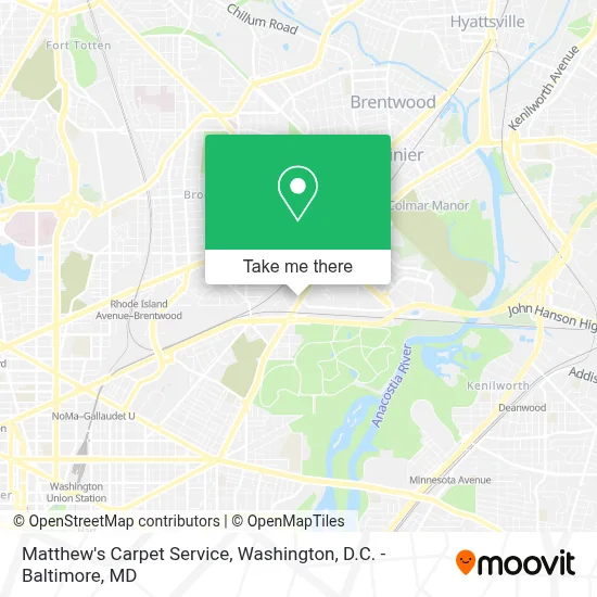 Matthew's Carpet Service map