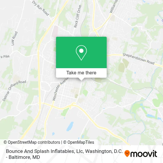 Bounce And Splash Inflatables, Llc map