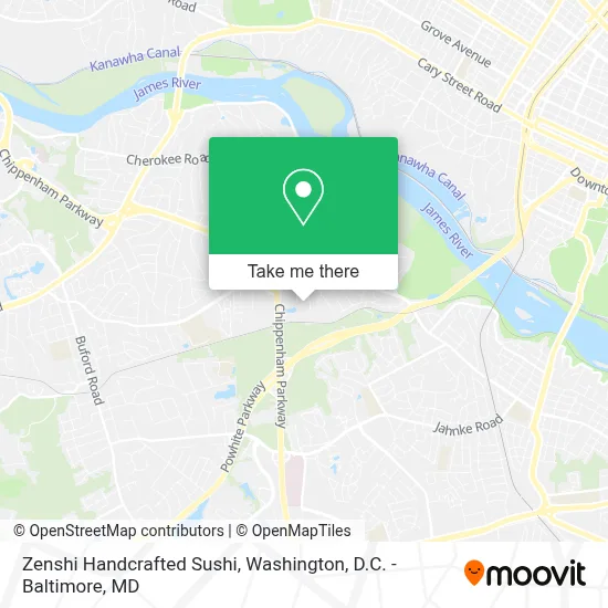 Zenshi Handcrafted Sushi map
