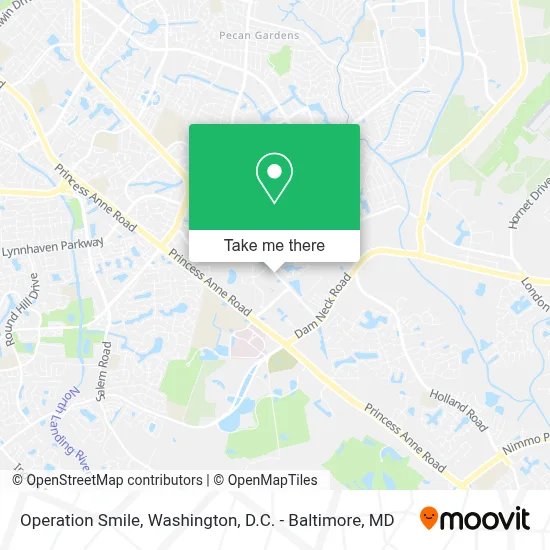 Operation Smile map