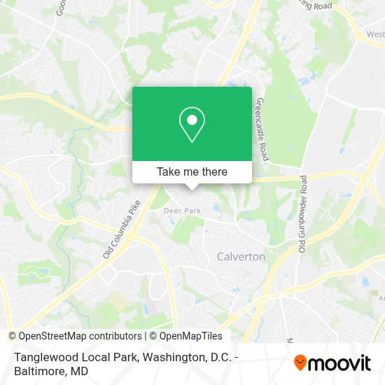 Tanglewood Local Park map