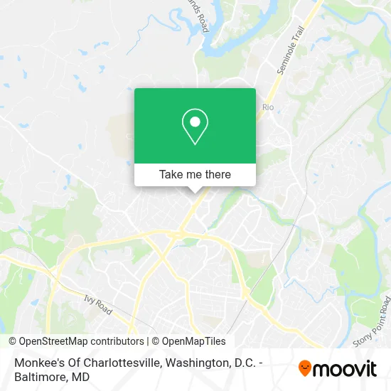 Monkee's Of Charlottesville map