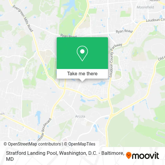 Stratford Landing Pool map