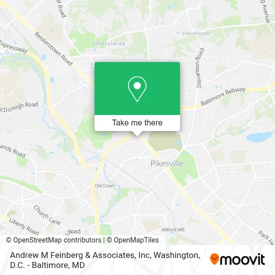 Andrew M Feinberg & Associates, Inc map