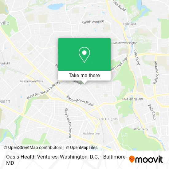 Oasis Health Ventures map