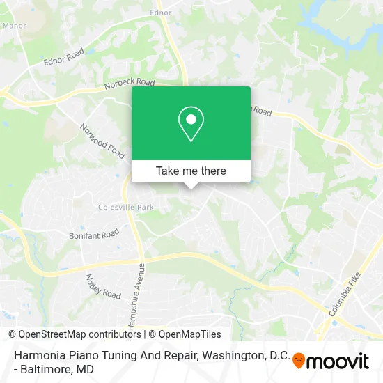 Harmonia Piano Tuning And Repair map