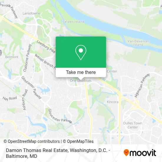 Damon Thomas Real Estate map