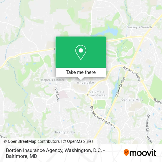 Borden Insurance Agency map
