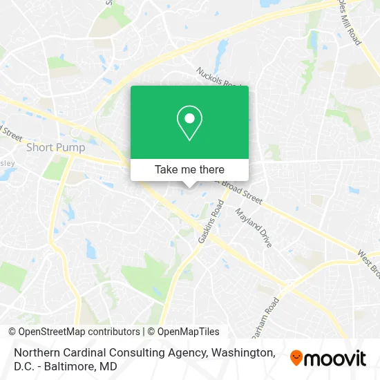 Northern Cardinal Consulting Agency map