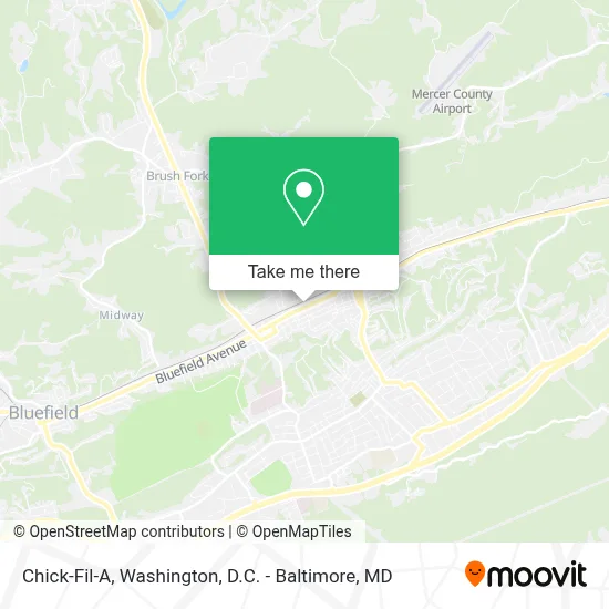Chick-Fil-A map